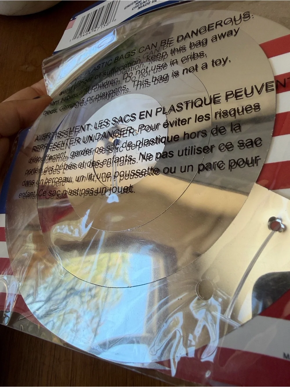 Hobby Lobby Red, White & Blue Flag Swirl Party Decorations - 3 Pack